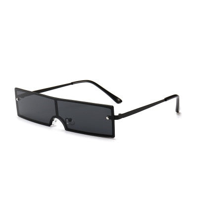 Rimless Sunglasses "SlimShades". Ultra Spiffy Unisex Shades. WickedYo